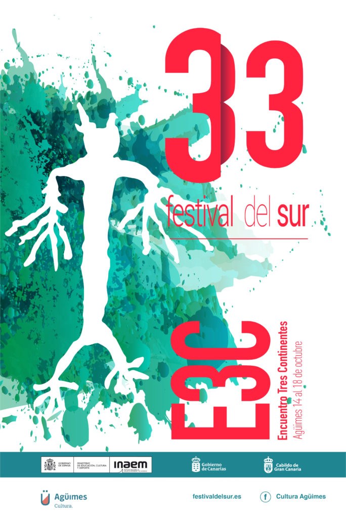 Cartel de 33 Festival del Sur – Encuentro Tres Continentes