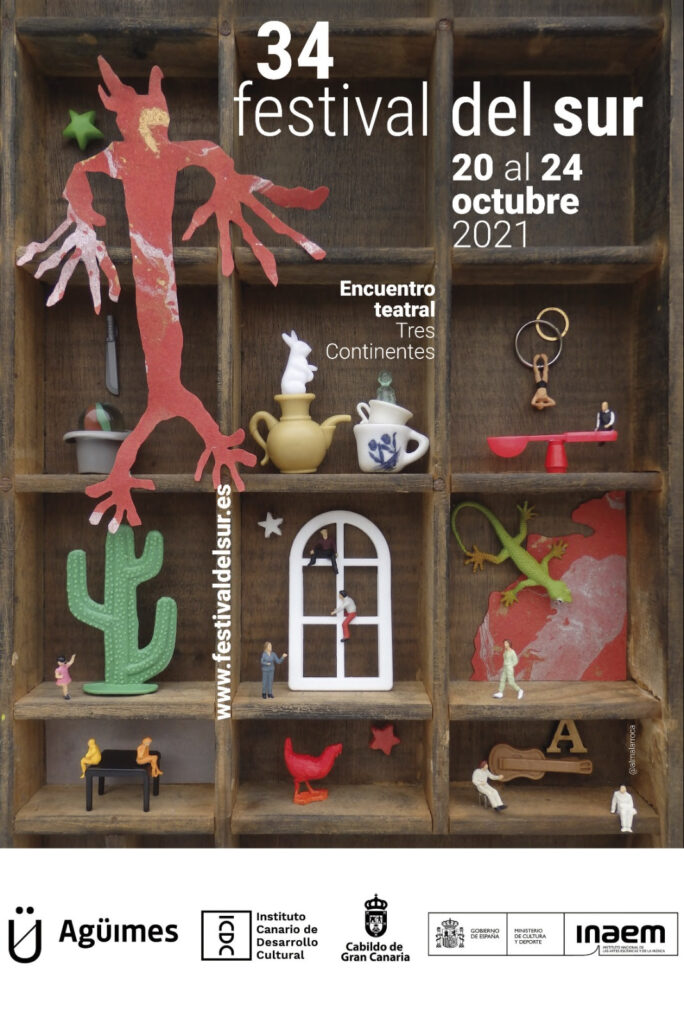 Cartel de 34 Festival del Sur – Encuentro Tres Continentes