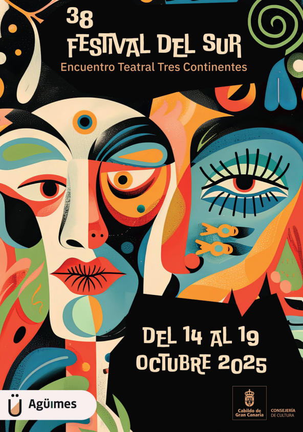 Cartel de 38 Festival del Sur – Encuentro Tres Continentes